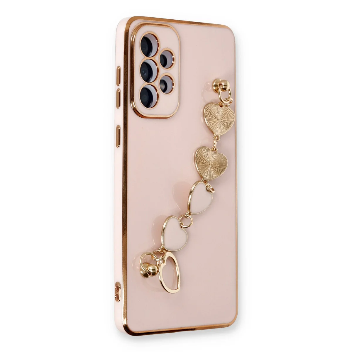 Galaxy A53 5G Kılıf Esila Silikon - Pudra