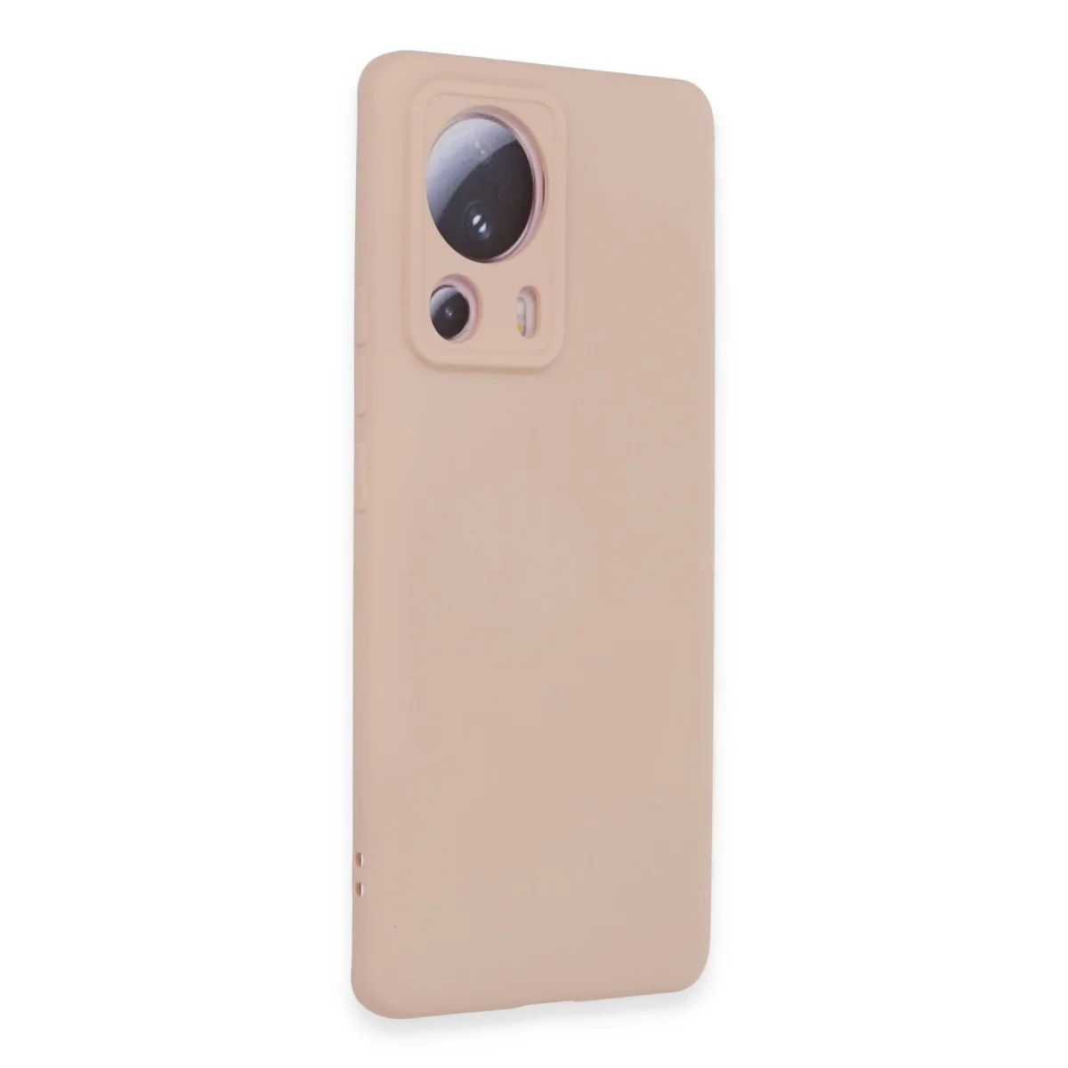 Mi 13 Lite Kılıf Nano içi Kadife Silikon - Pudra