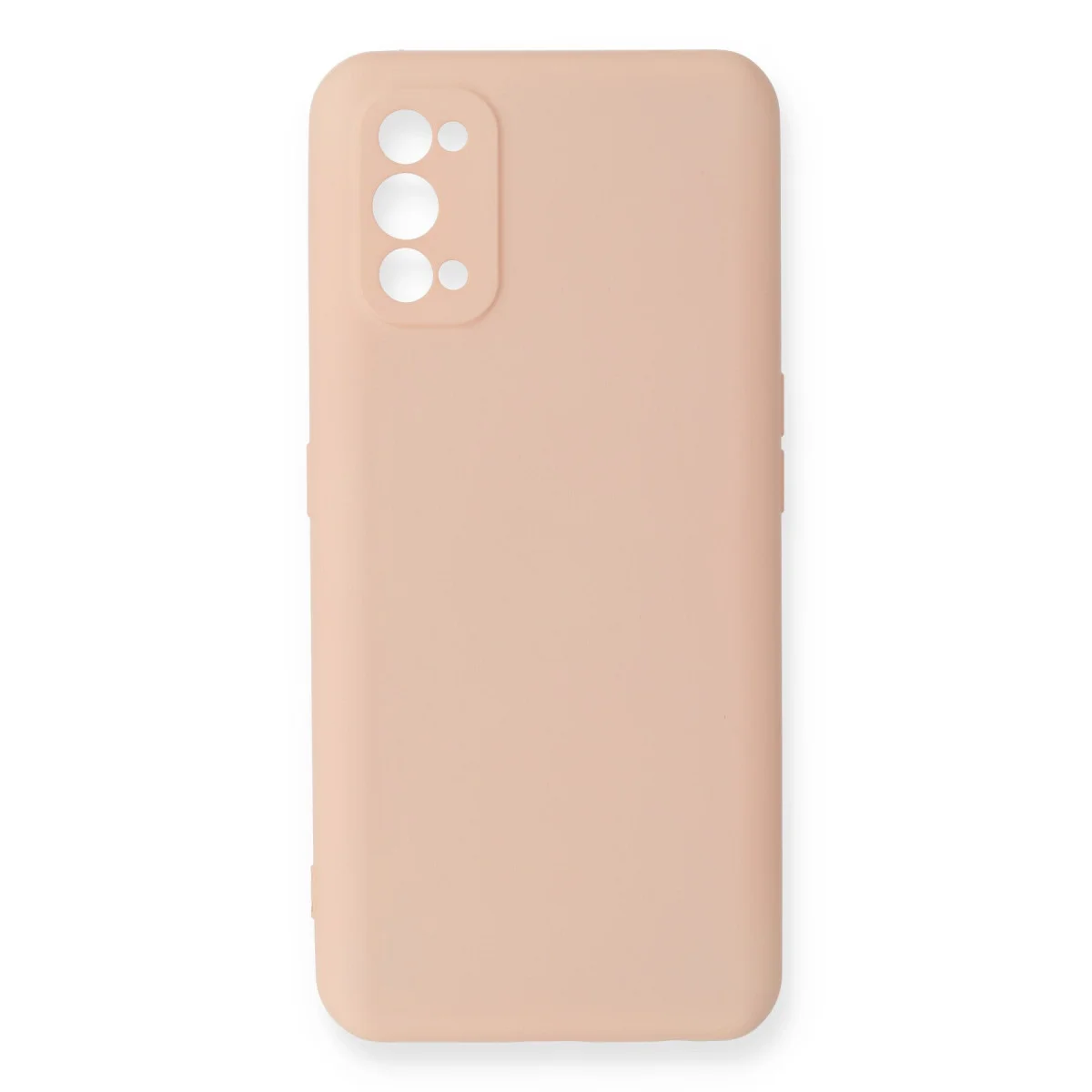 Realme 7 Pro Kılıf Nano içi Kadife Silikon - Pudra