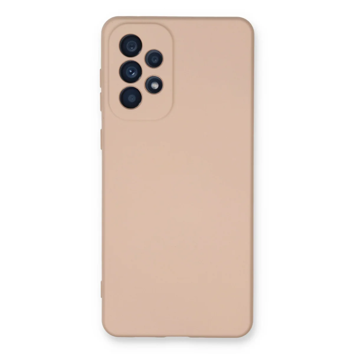 Galaxy A33 5G Kılıf Nano içi Kadife Silikon - Pudra