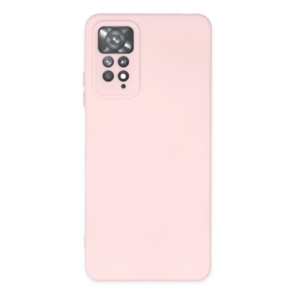 Redmi Note 11 Pro Kılıf Nano içi Kadife Silikon - Pudra