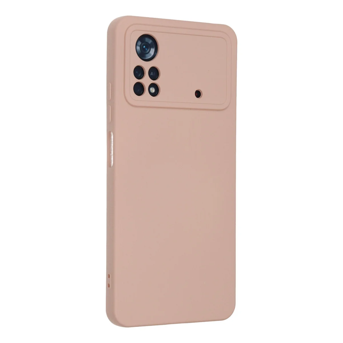 Poco X4 Pro 5G Kılıf Nano içi Kadife Silikon - Pudra