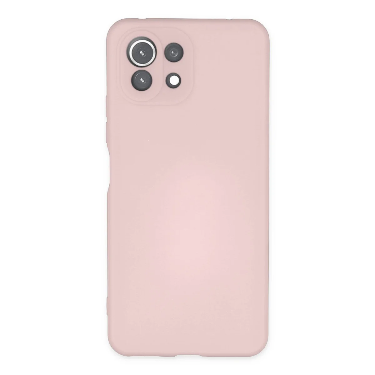Mİ 11 Lite Kılıf Nano içi Kadife Silikon - Pudra