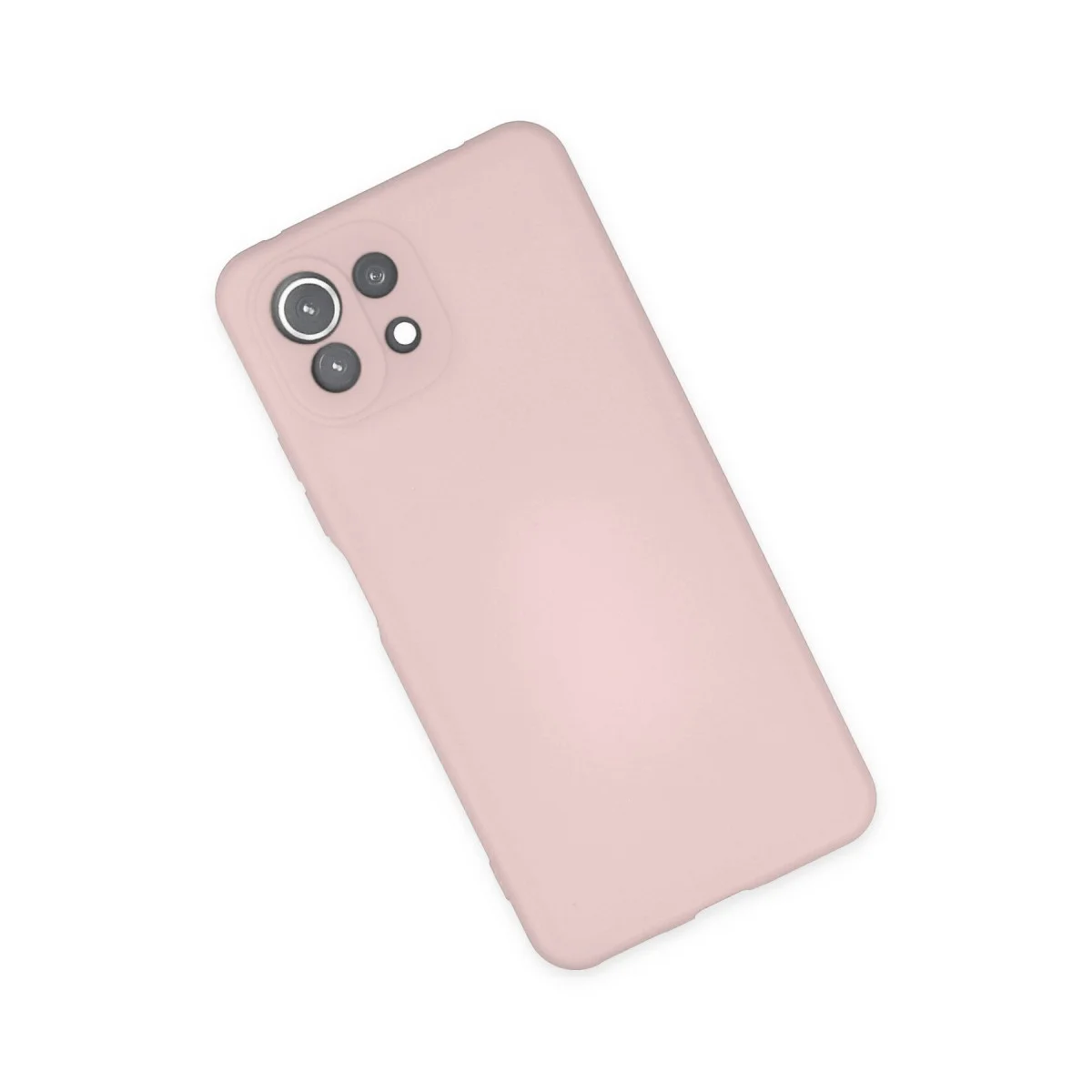 Mİ 11 Lite Kılıf Nano içi Kadife Silikon - Pudra