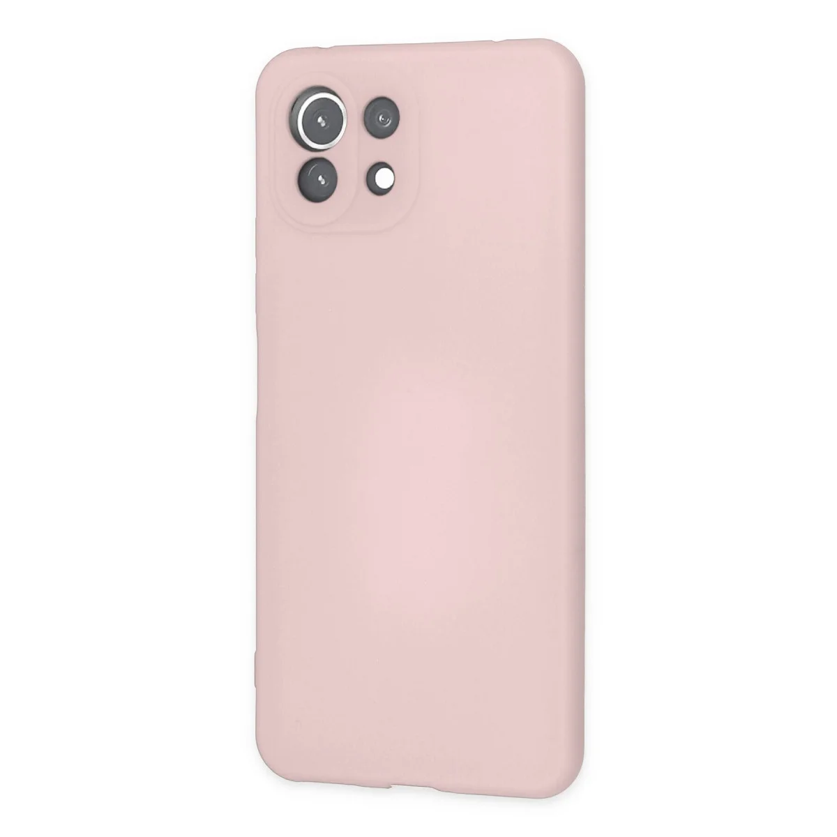Mİ 11 Lite Kılıf Nano içi Kadife Silikon - Pudra