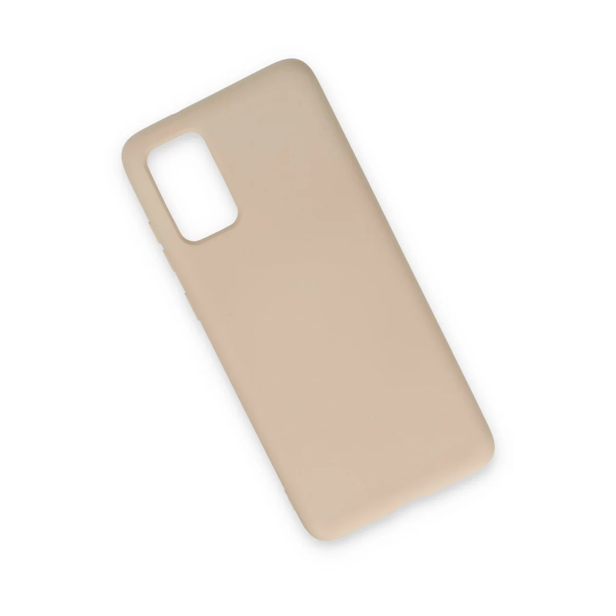Galaxy S20 Kılıf Nano içi Kadife Silikon - Pudra