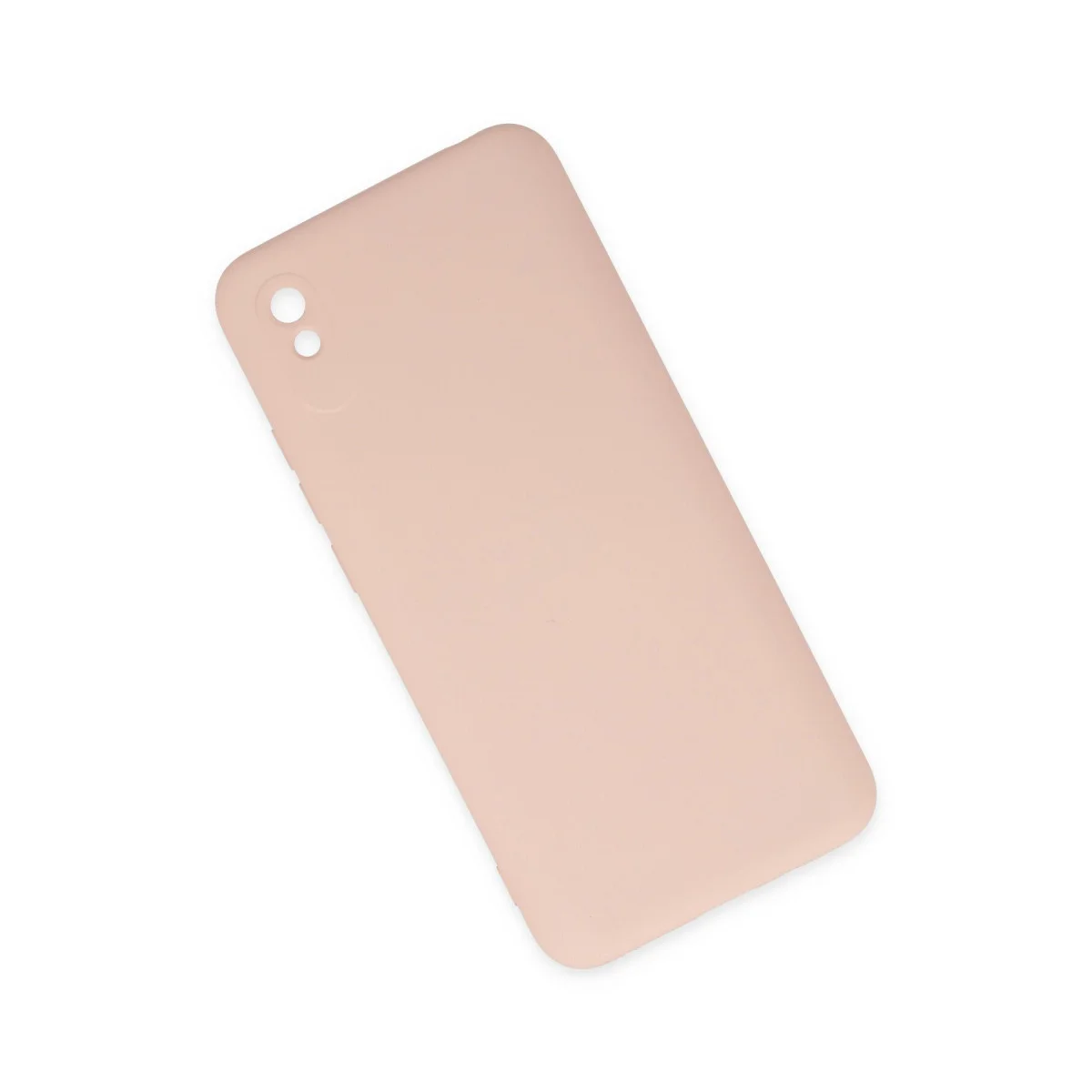 Redmi 9A Kılıf Nano içi Kadife Silikon - Pudra