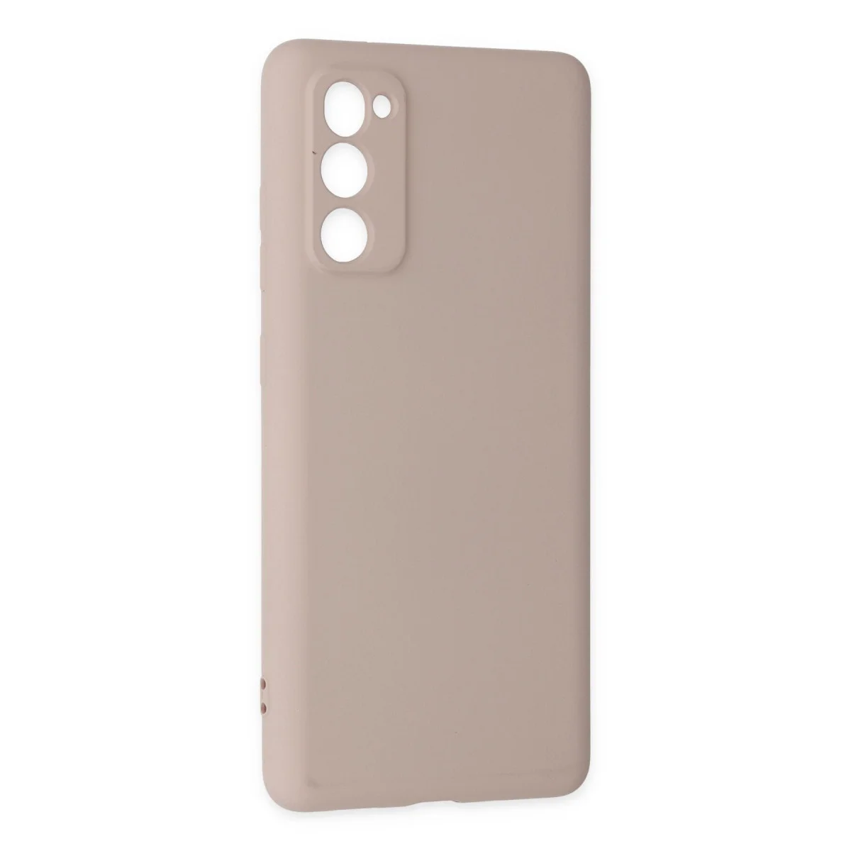 Galaxy S20 FE Kılıf Nano içi Kadife Silikon - Pudra