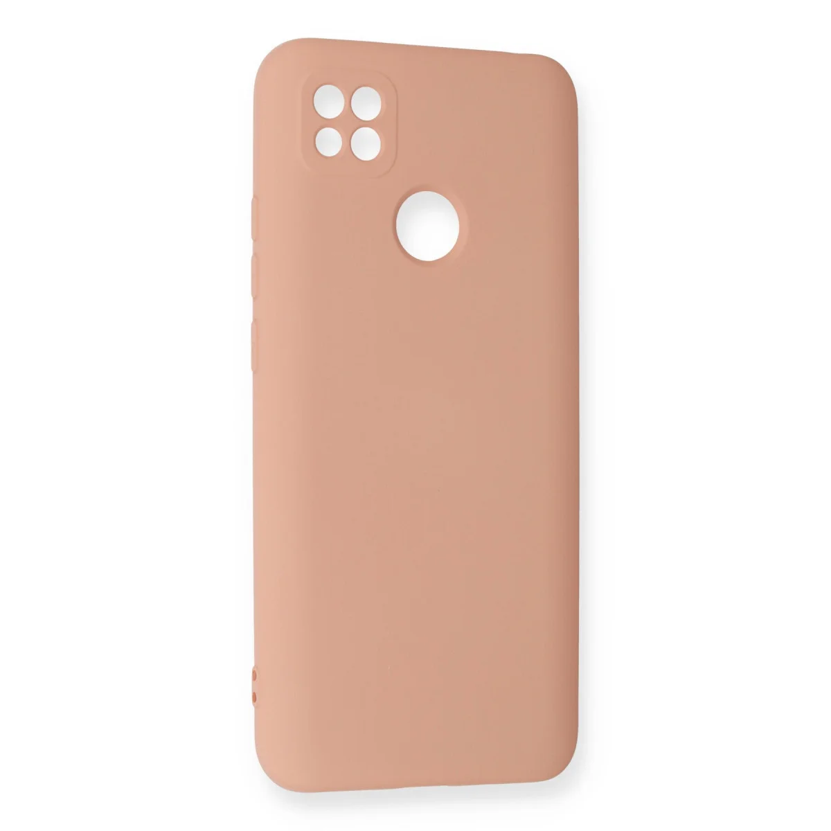 Redmi 9C Kılıf Nano içi Kadife Silikon - Pudra