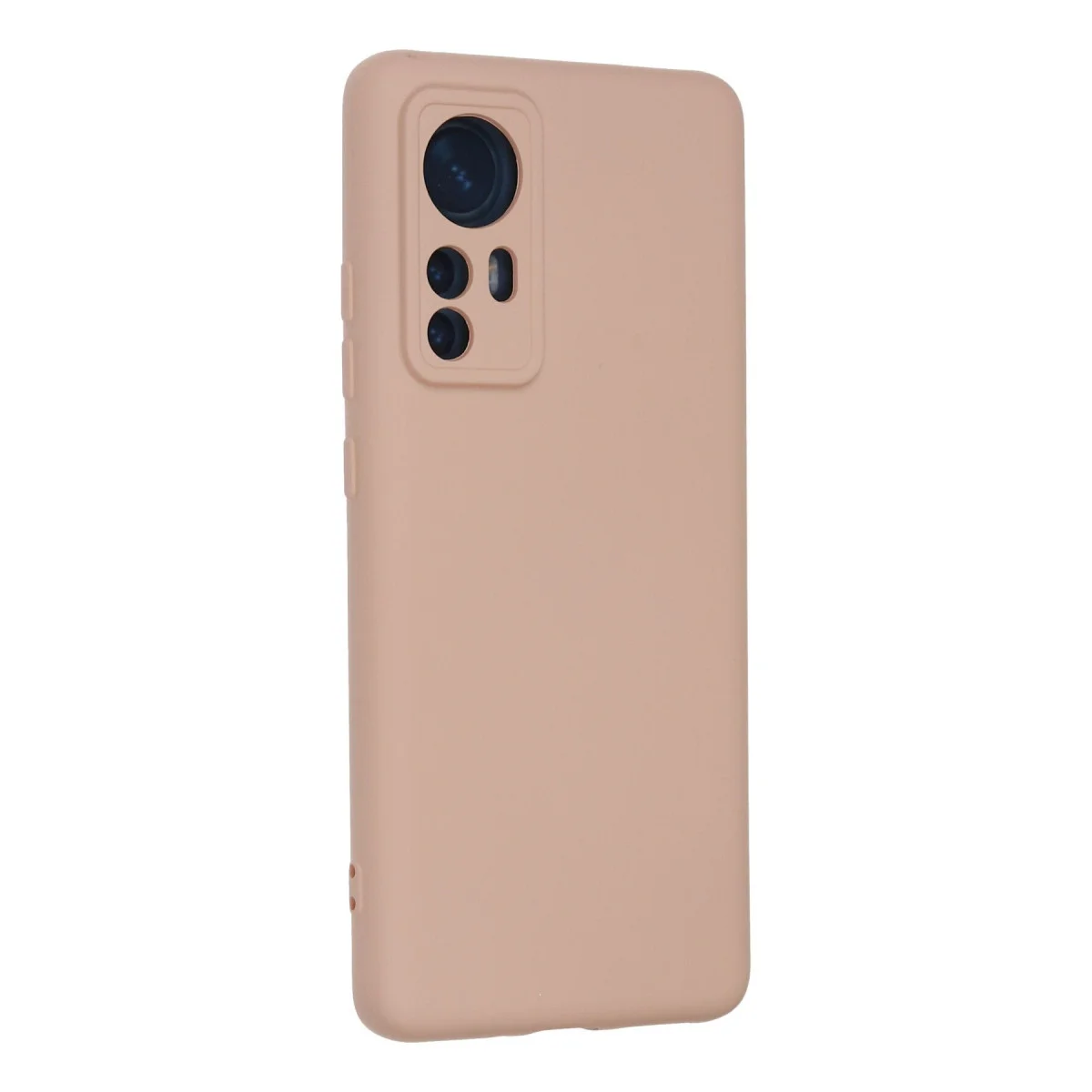 Mi 12 Kılıf Nano içi Kadife Silikon - Pudra
