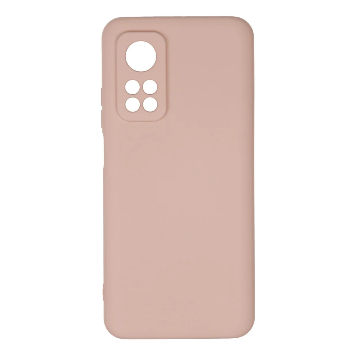 Mi 10T Kılıf Nano içi Kadife Silikon - Pudra