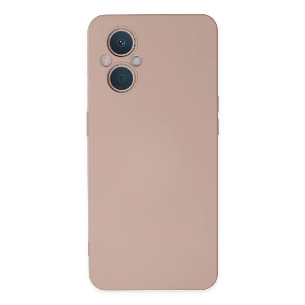 Reno 7 Lite Kılıf Nano içi Kadife Silikon - Pudra