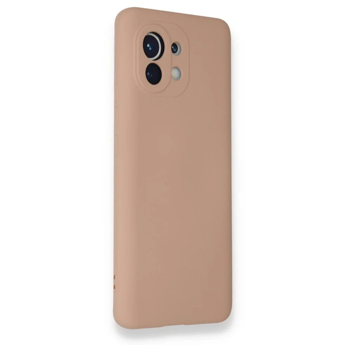 Mi 11 Kılıf Nano içi Kadife Silikon - Pudra