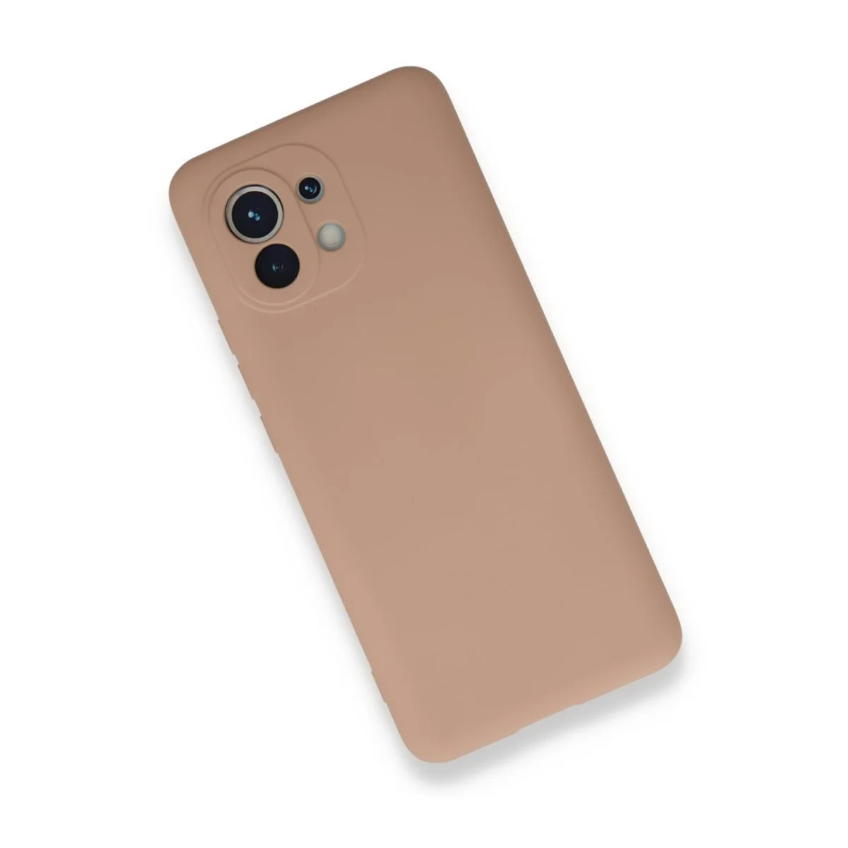 Mi 11 Kılıf Nano içi Kadife Silikon - Pudra