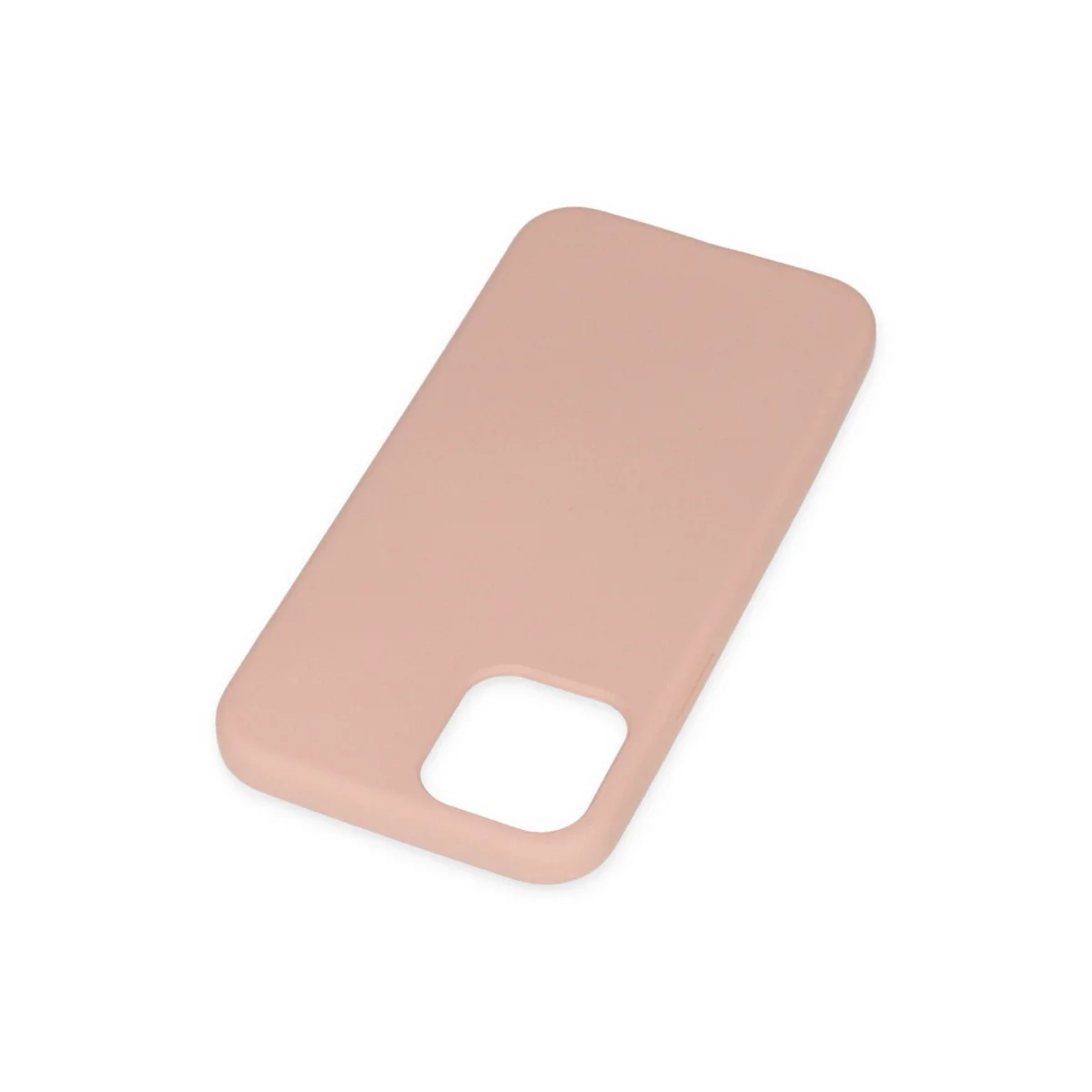 iPhone 11 Pro Max Kılıf Nano içi Kadife Silikon - Pudra