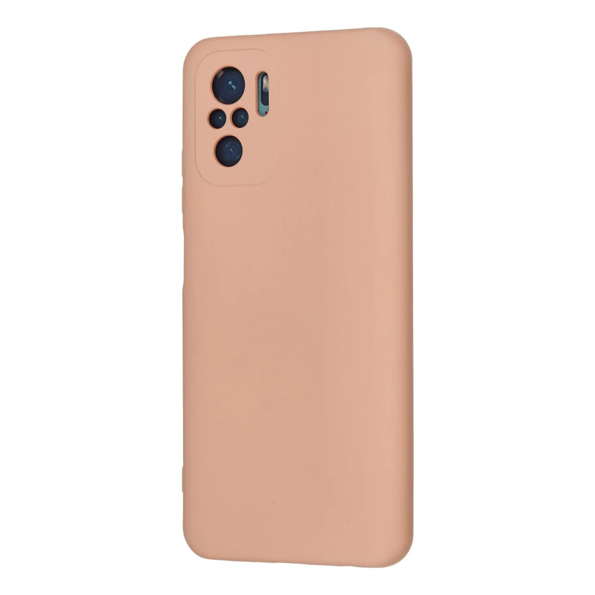 Redmi Note 10 Kılıf Nano içi Kadife Silikon - Pudra