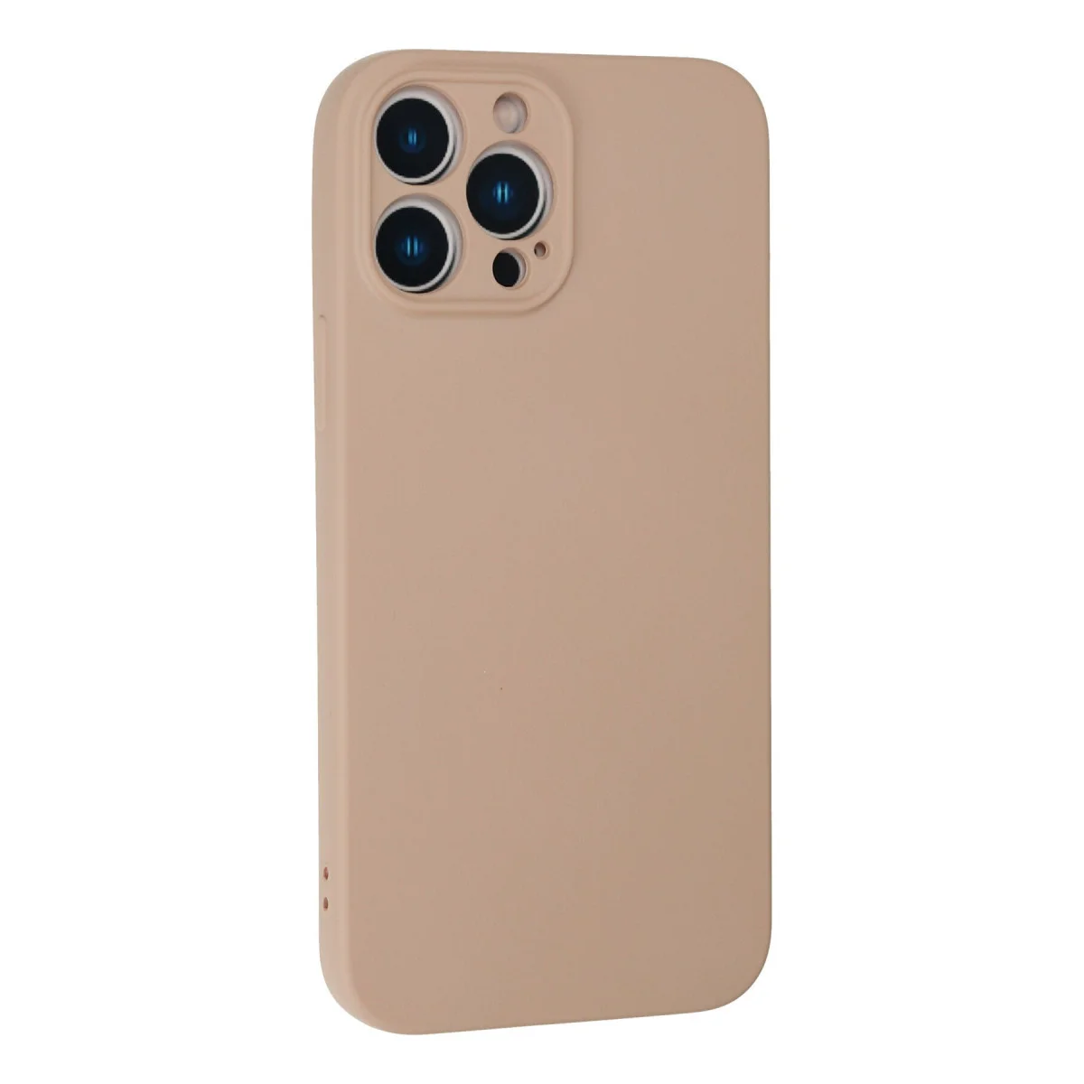 iPhone 13 Pro Kılıf Nano içi Kadife Silikon - Pudra