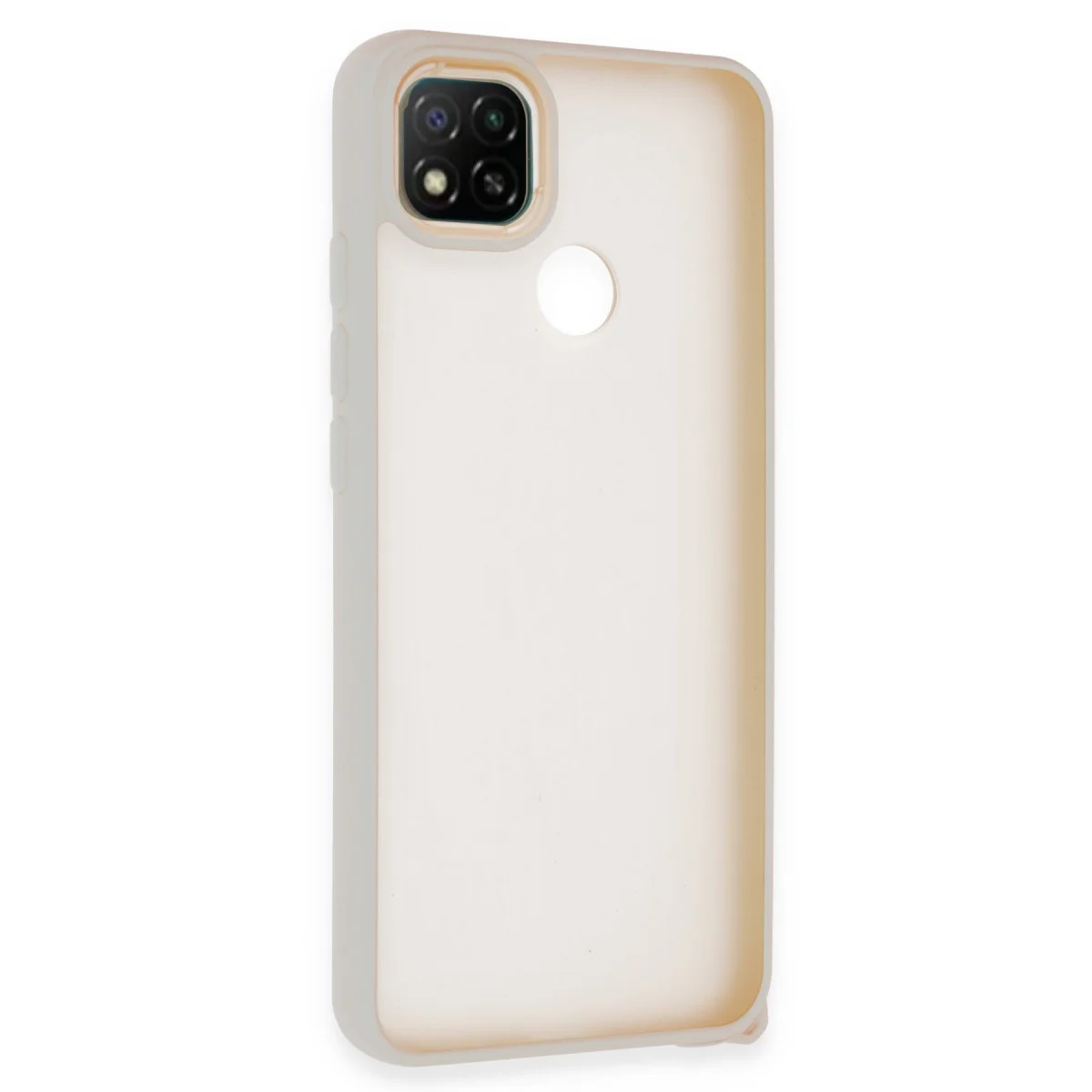 Redmi 9C Kılıf Elegant Kapak - Pudra