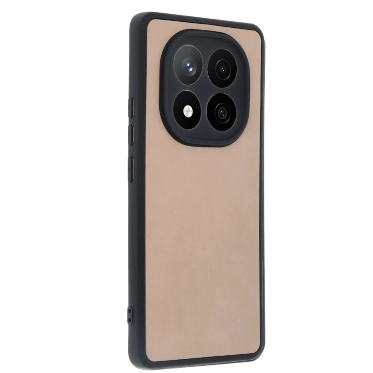 Redmi Note 14 Pro 4G Kılıf Aras Deri Kapak - Pudra