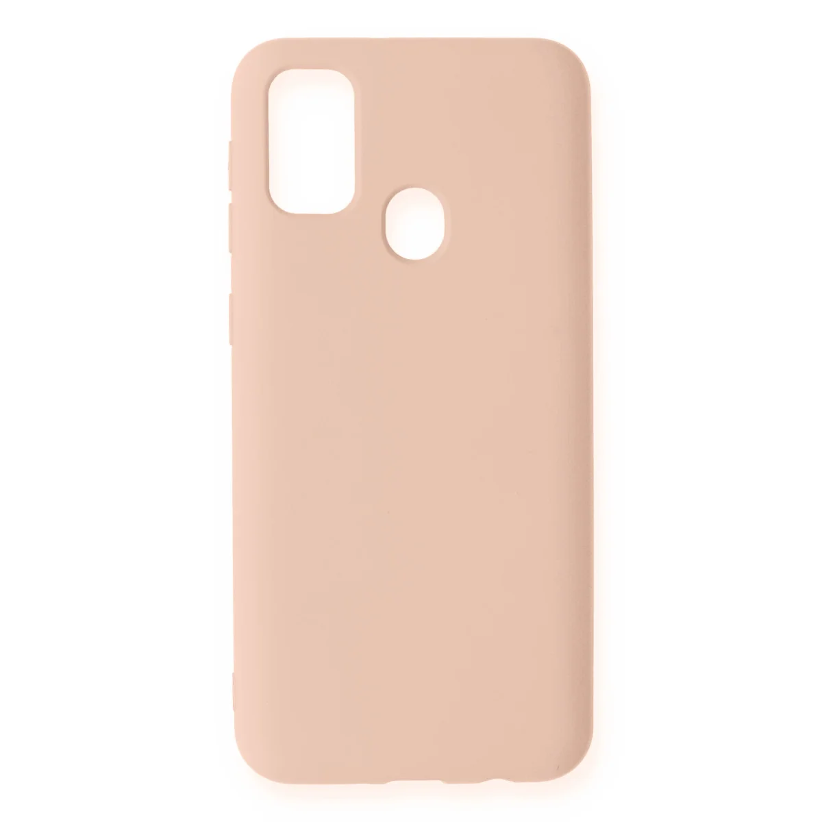 Galaxy M31 Kılıf Nano içi Kadife Silikon - Pudra