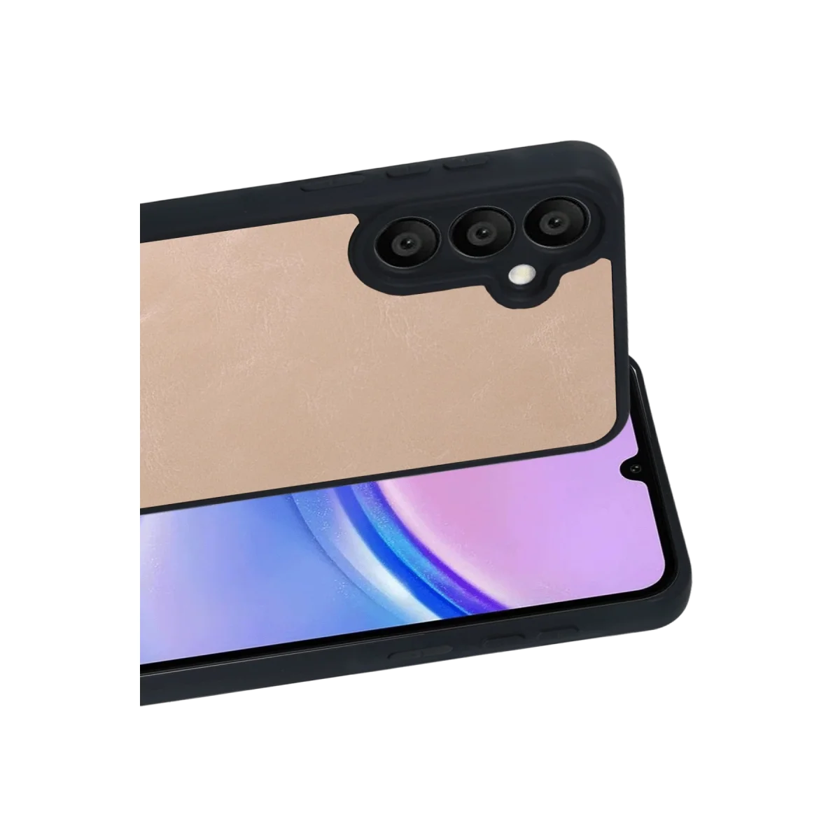Galaxy A57 5G Aras Deri Kapak - Pudra