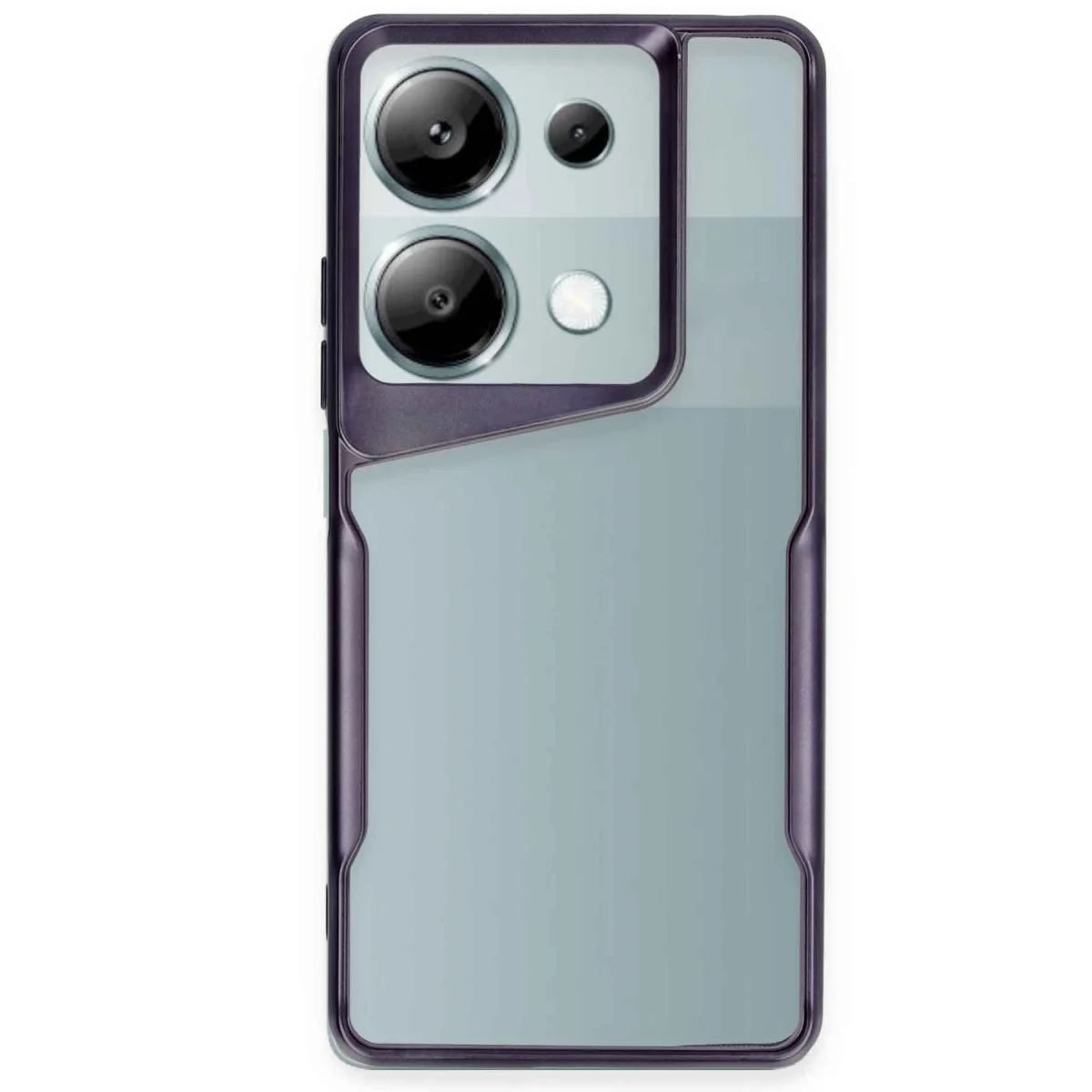 Redmi Note 13 Pro 4G Kılıf Boyi Silikon Kapak - Derin Mor