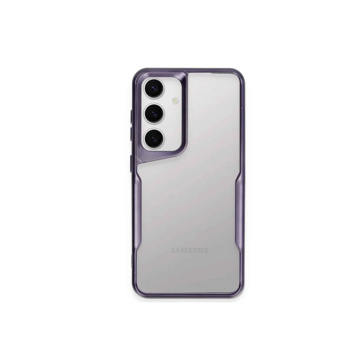 Galaxy A55 5G Kılıf Boyi Silikon Kapak - Derin Mor