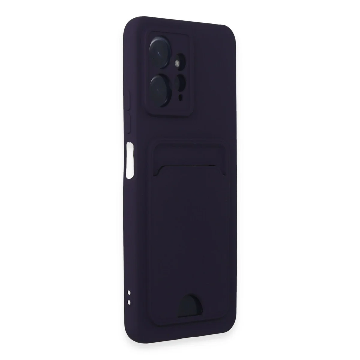 Redmi Note 12 4G Kılıf Kelvin Kartvizitli Silikon - Derin Mor