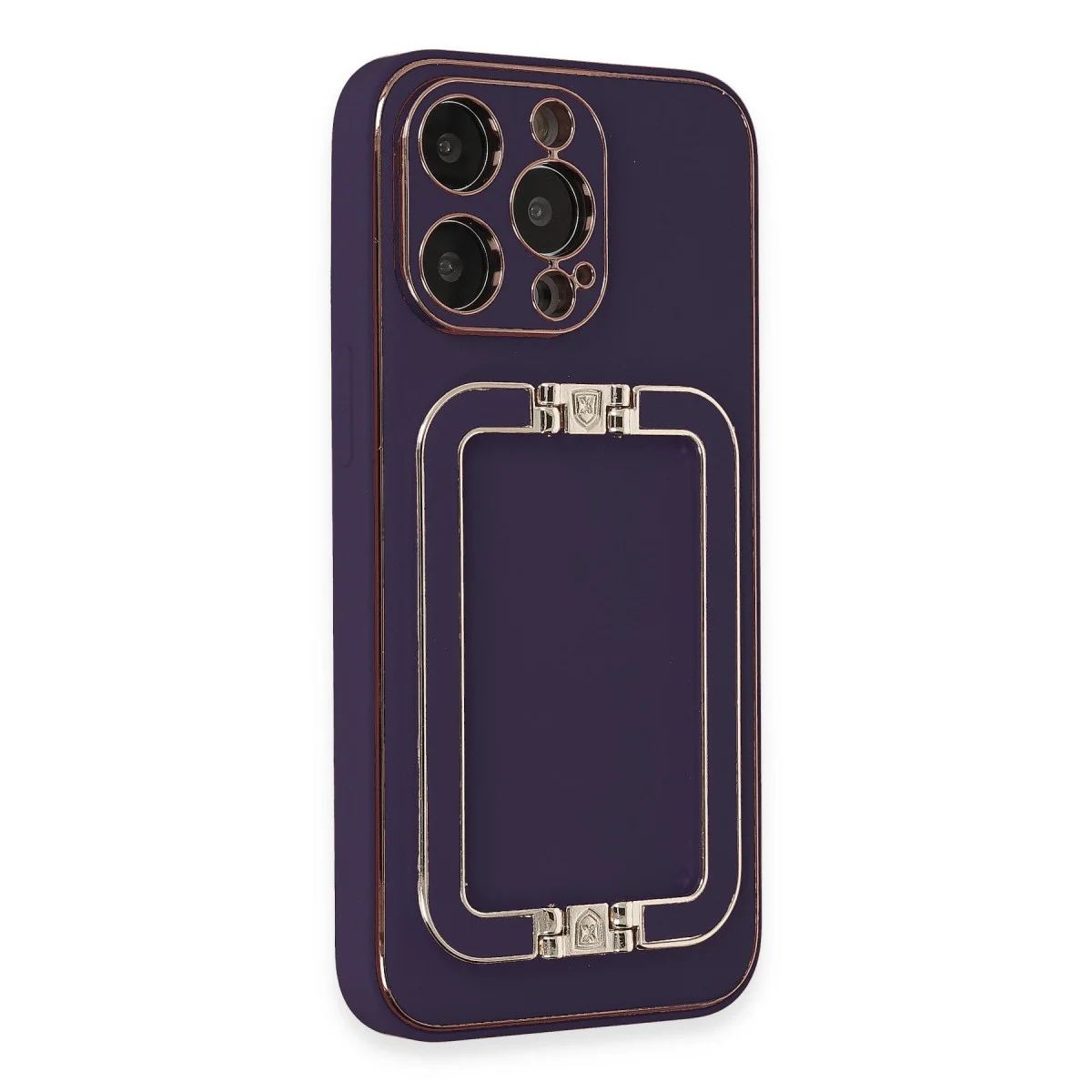 iPhone 14 Pro Kılıf Coco Elit Kapak - Derin Mor