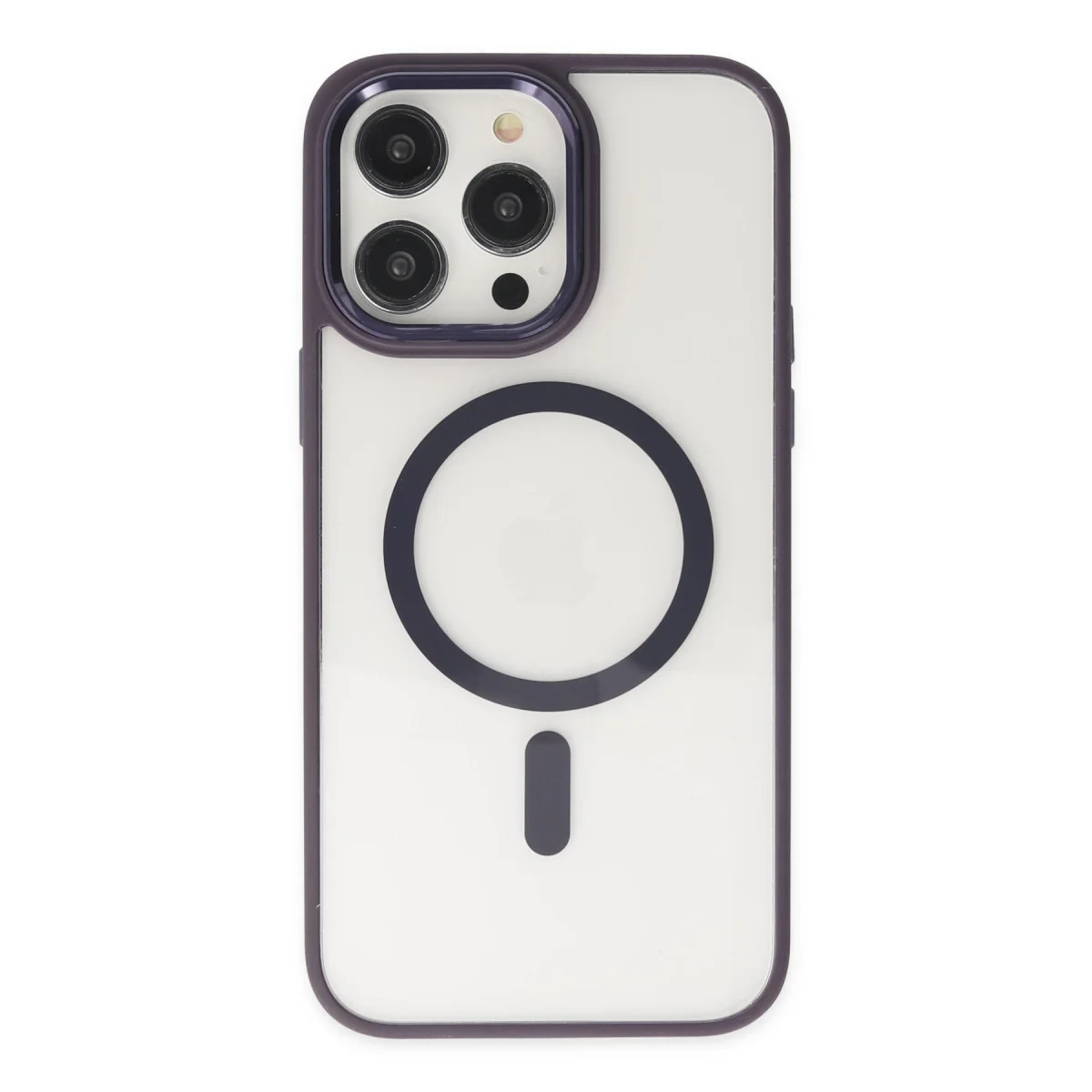 iPhone 13 Pro Kılıf Room Magneticsafe Silikon - Derin Mor