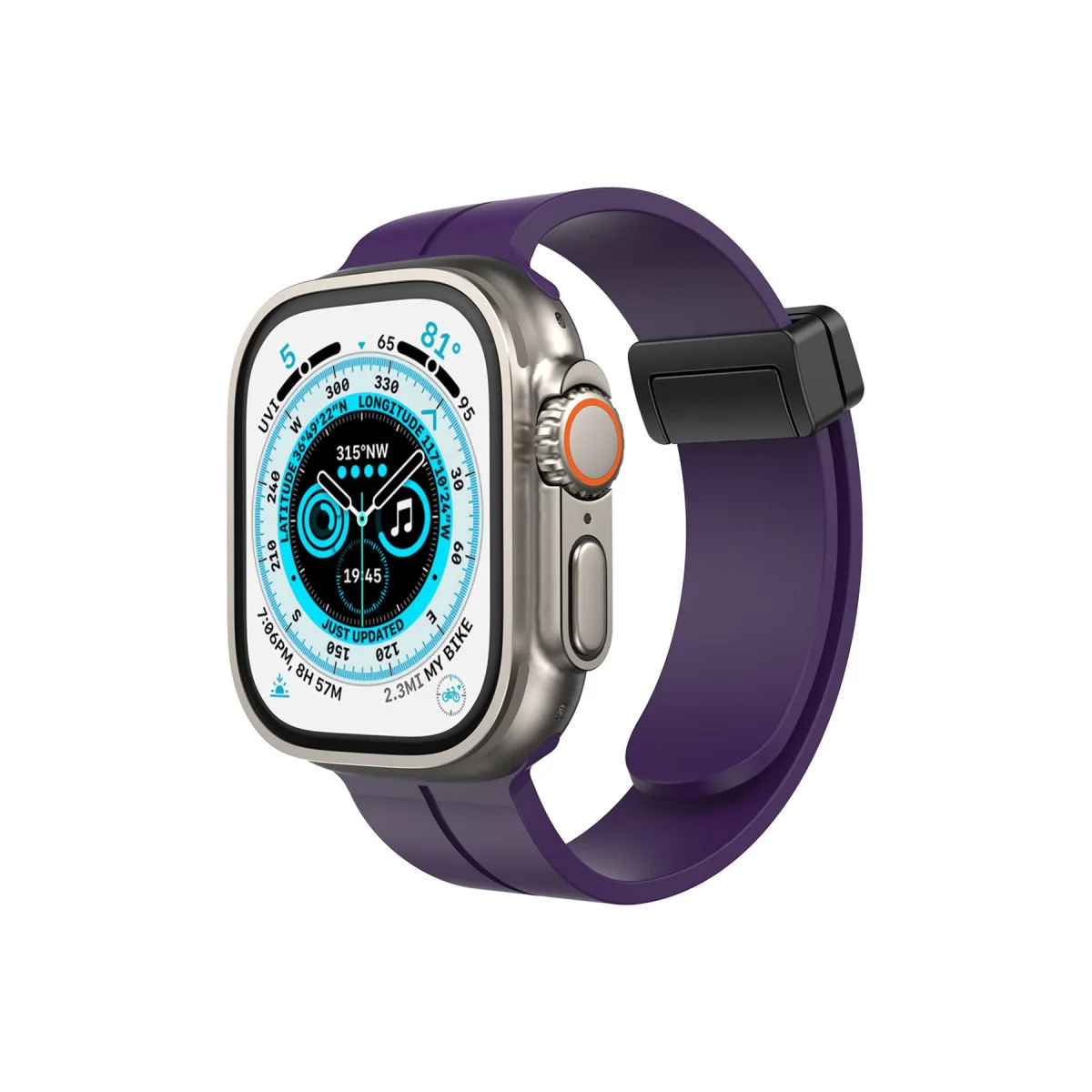 Watch 42mm KR412 Elegance Stylısh Kordon - Derin Mor