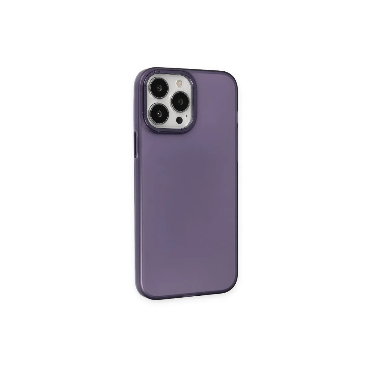 iPhone 14 Pro Max Kılıf Modos Metal Kapak - Derin Mor