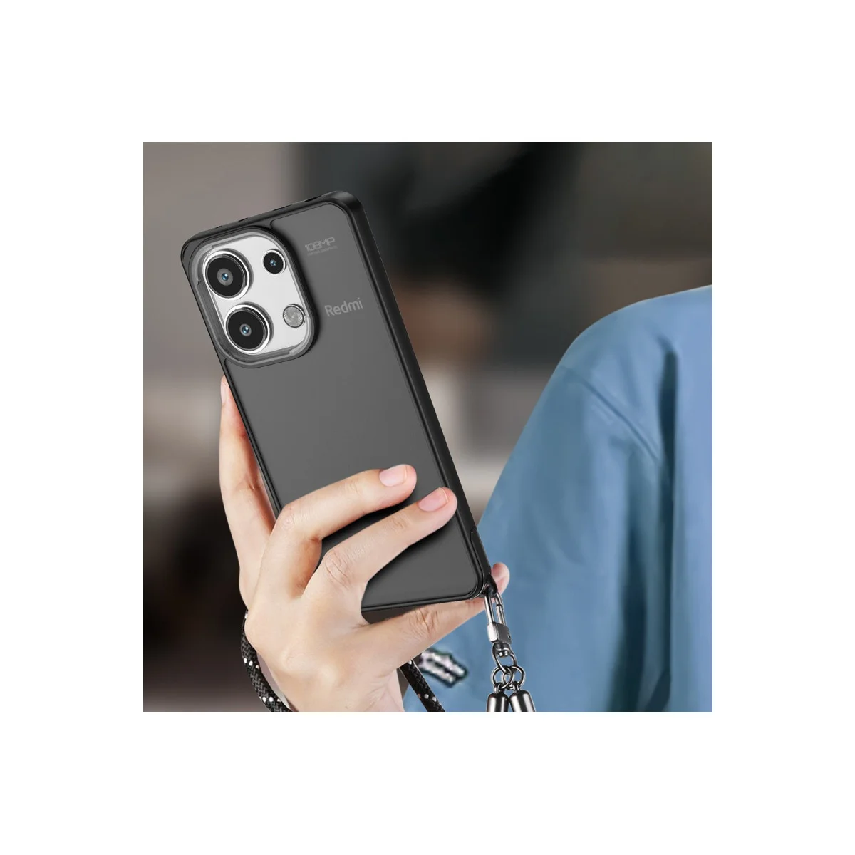 Redmi Note 13 Pro 4G Kılıf Elegant Kapak - Derin Mor