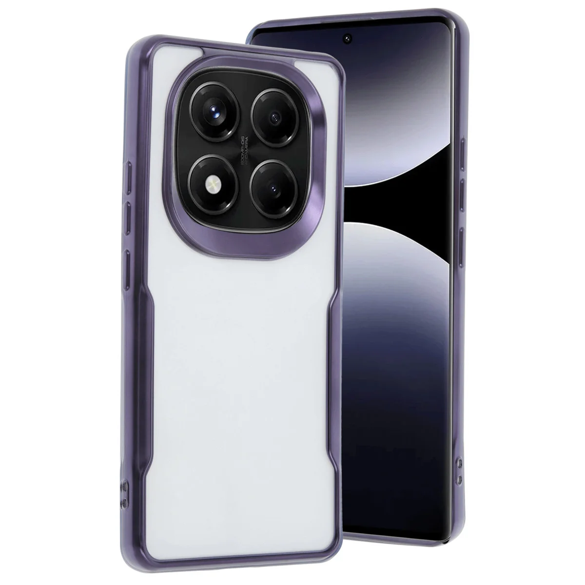 Redmi Note 14 Pro 5G Kılıf Boyi Silikon Kapak - Derin Mor