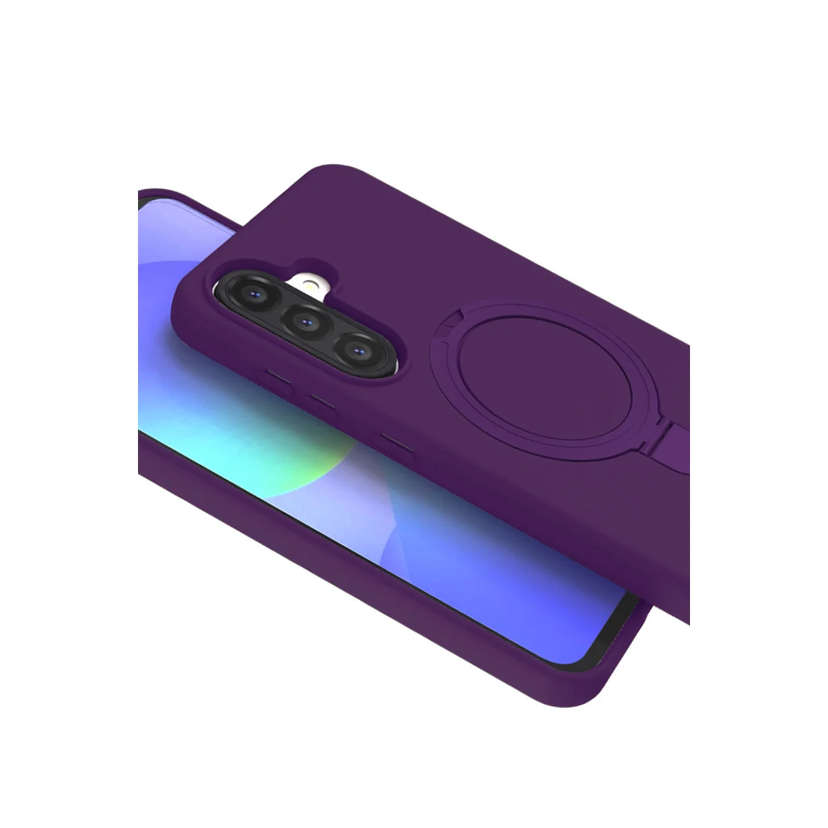 Galaxy A36 Regal Magsafe Standlı Kapak - Derin Mor