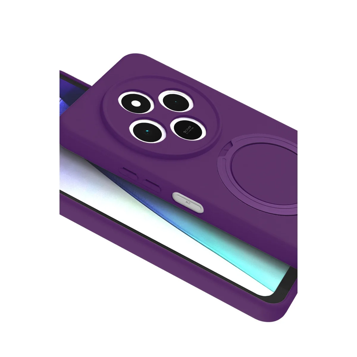 Redmi 14C Regal Magsafe Standlı Kapak - Derin Mor