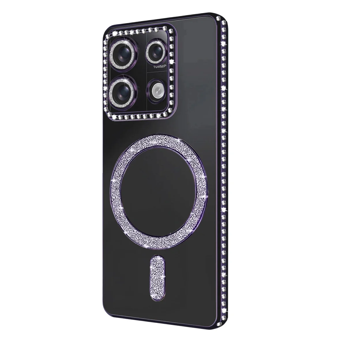 Redmi 13C Joke Simli Magneticsafe Kılıf - Derin Mor
