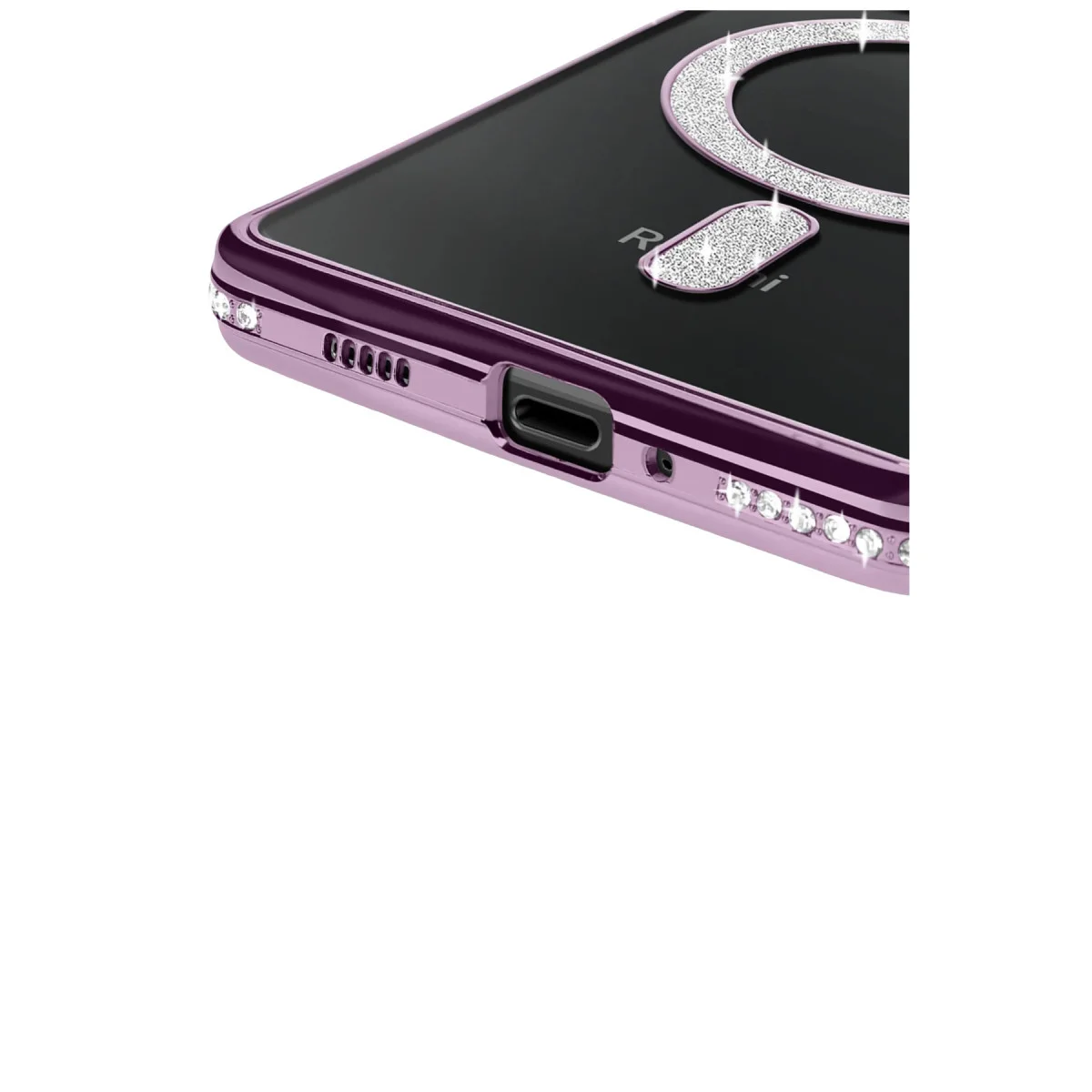 Redmi 14C Joke Simli Magneticsafe Kılıf - Derin Mor