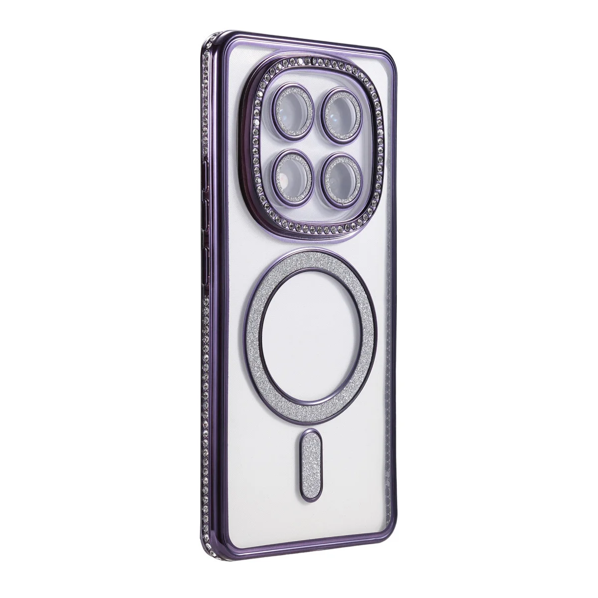 Redmi Note 14 Pro 5G Joke Simli Magneticsafe Kılıf - Derin Mor