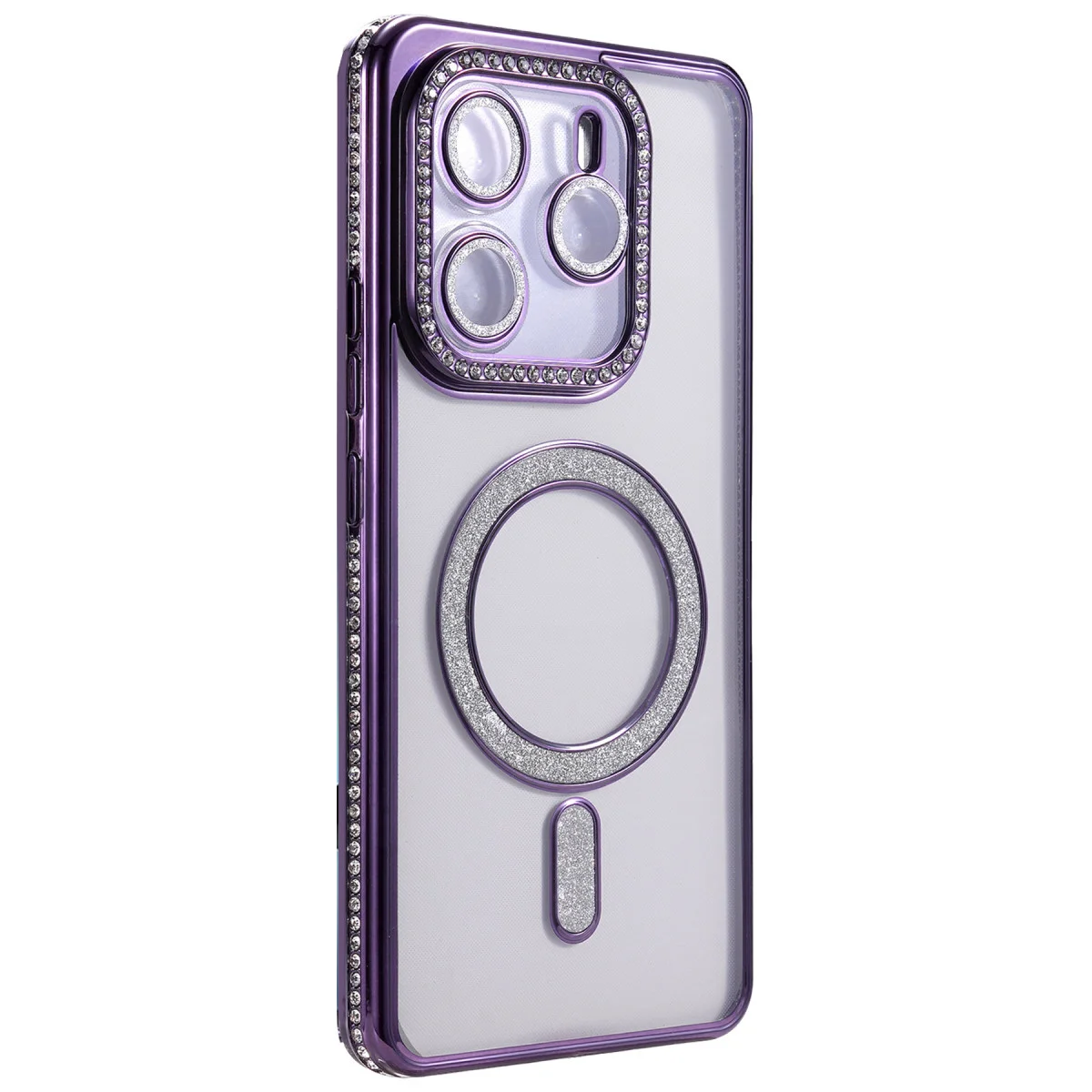Redmi Note 14 4G Joke Simli Magneticsafe Kılıf - Derin Mor