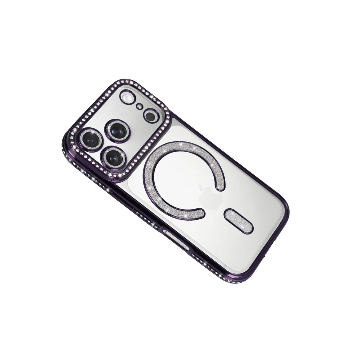 iPhone 17 Pro Max Joke Simli Magneticsafe Kılıf - Derin Mor