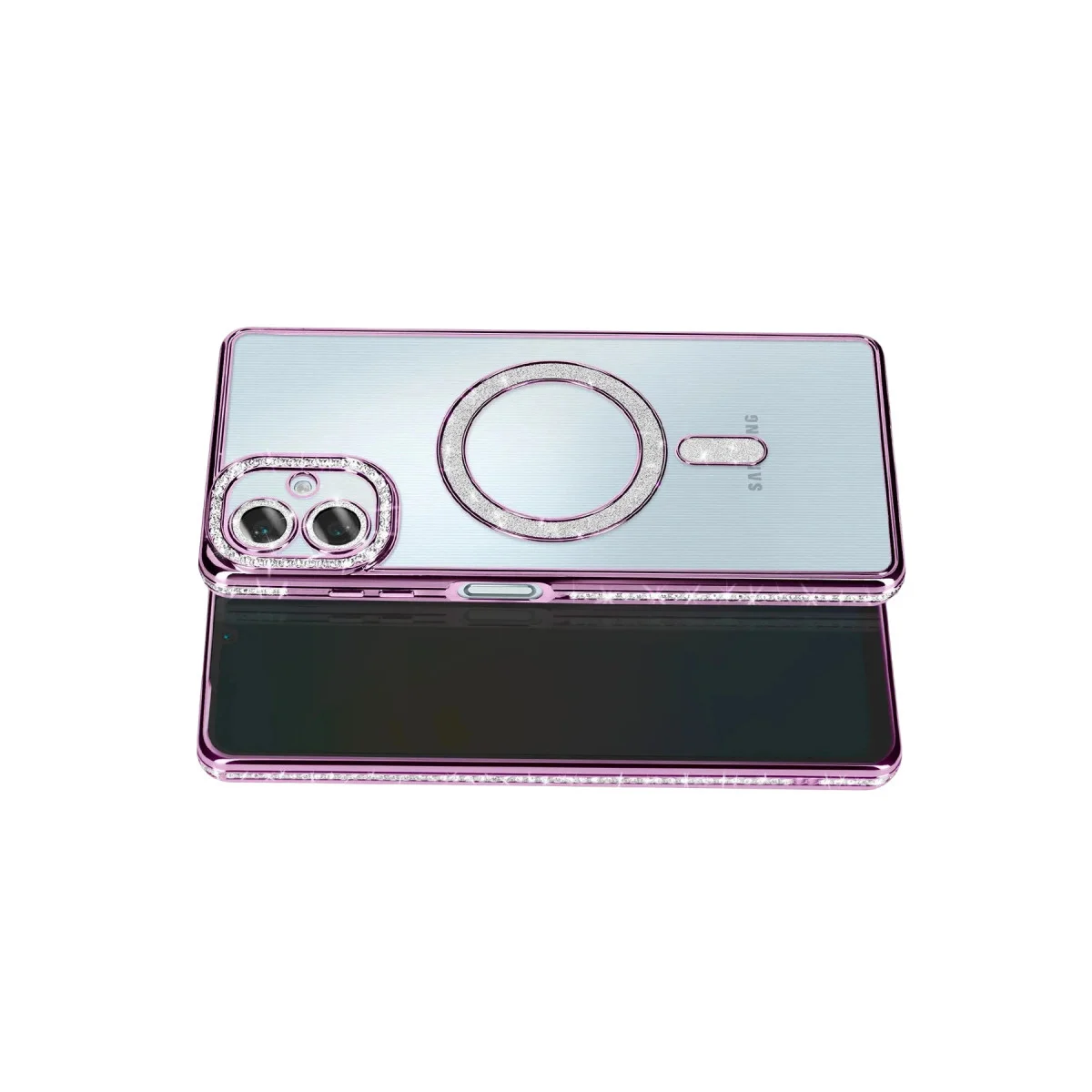 Galaxy A07 4G Joke Simli Magneticsafe Kılıf - Derin Mor