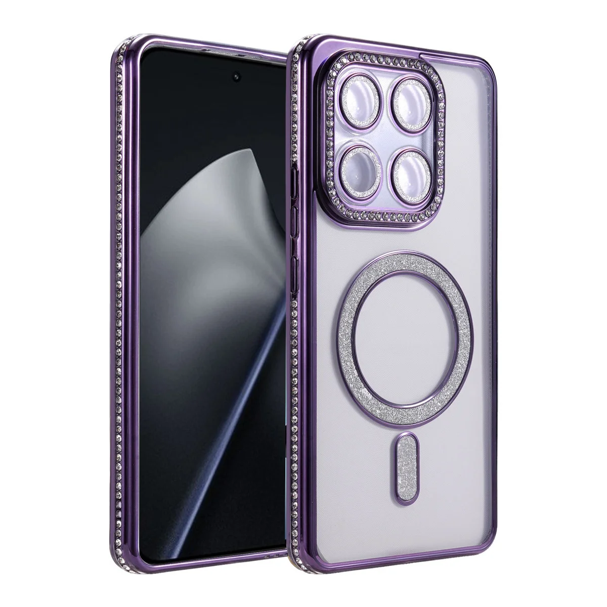 Mi 15T Pro Joke Simli Magneticsafe Kılıf - Derin Mor