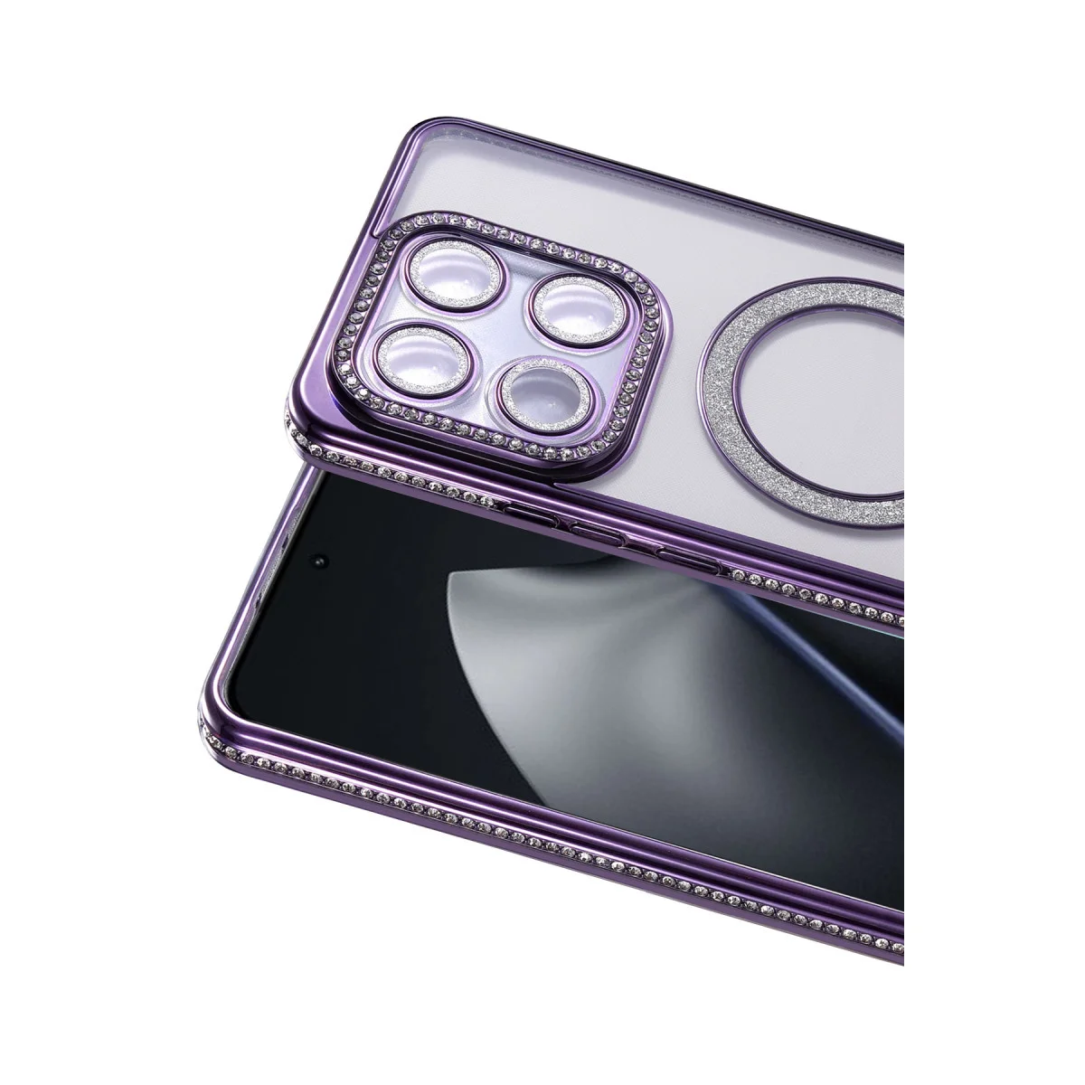 Mi 15T Pro Joke Simli Magneticsafe Kılıf - Derin Mor