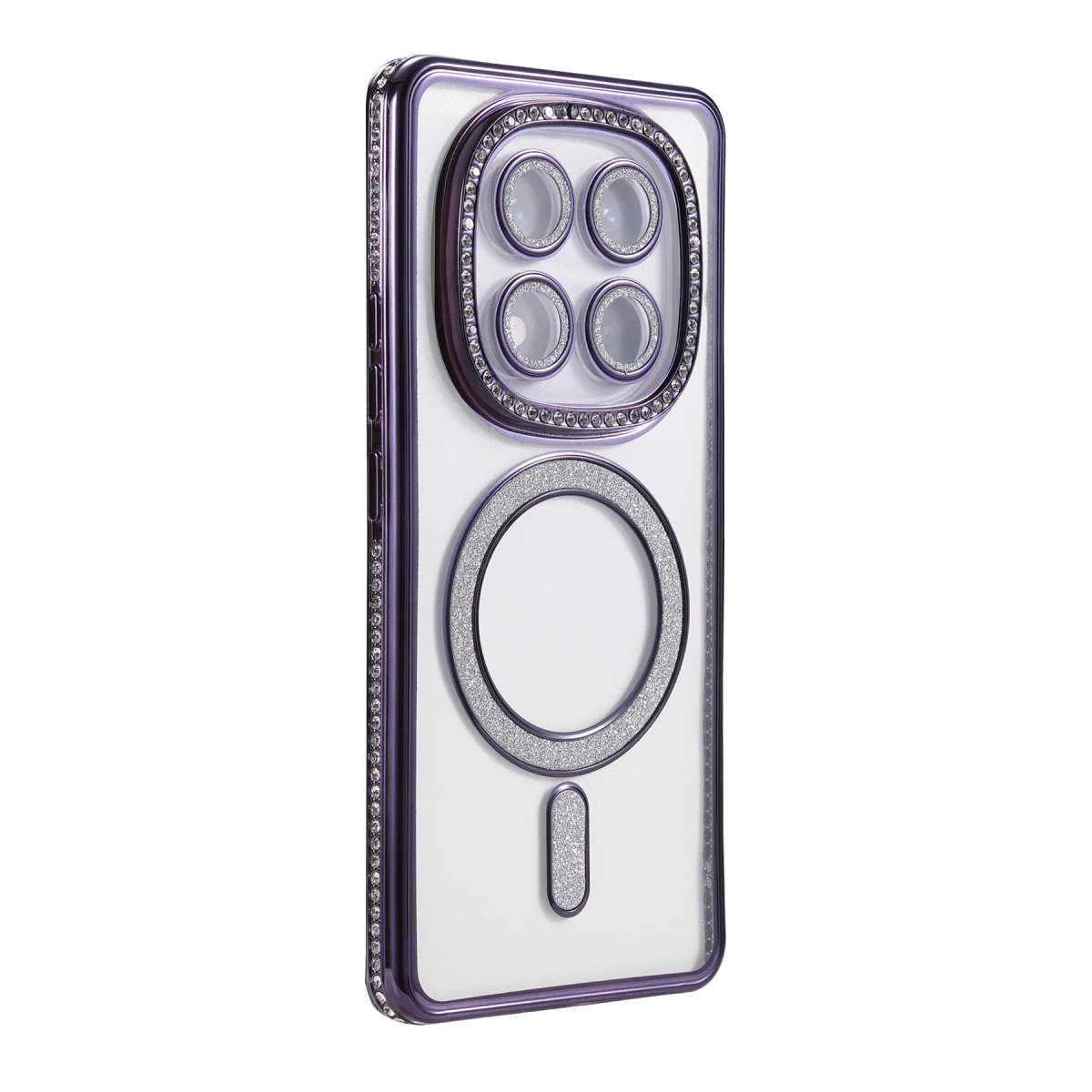 Redmi Note 15 4G Joke Simli Magneticsafe Kılıf - Derin Mor