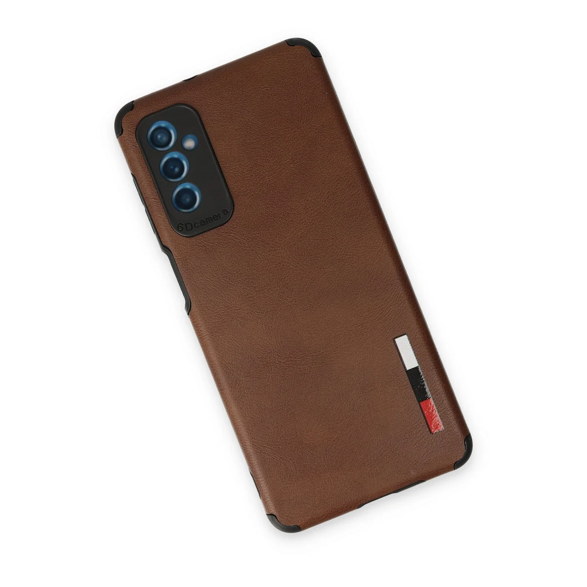 Galaxy M52 5G Kılıf Loop Deri Silikon - Kahverengi