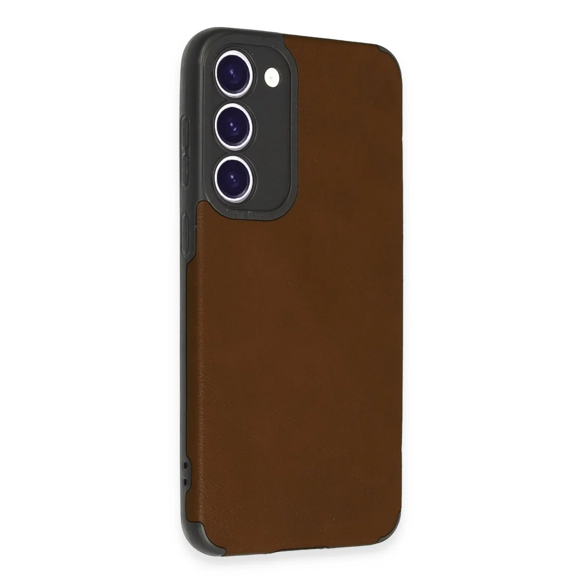 Galaxy S23 Plus Kılıf Loop Deri Silikon - Kahverengi