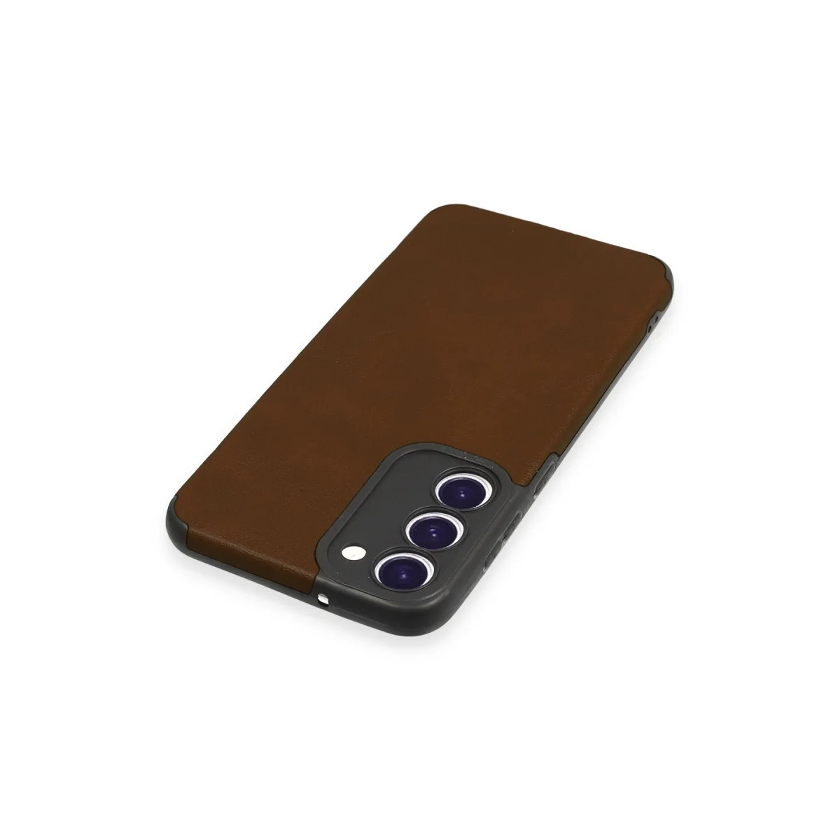 Galaxy S23 Plus Kılıf Loop Deri Silikon - Kahverengi