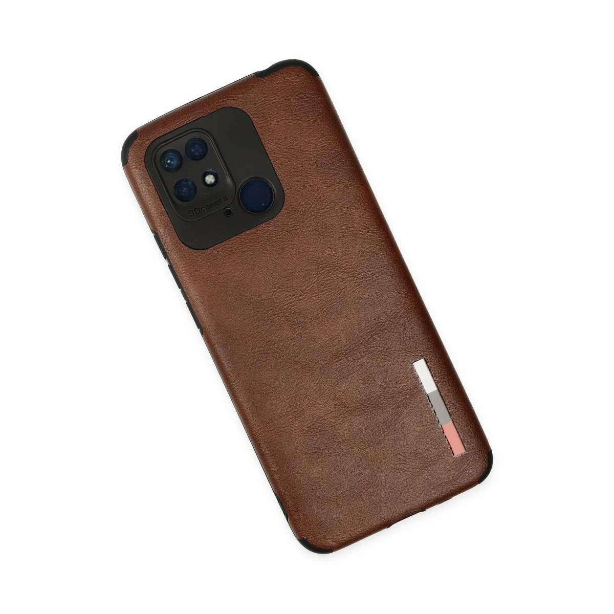 Redmi 10C Kılıf Loop Deri Silikon - Kahverengi