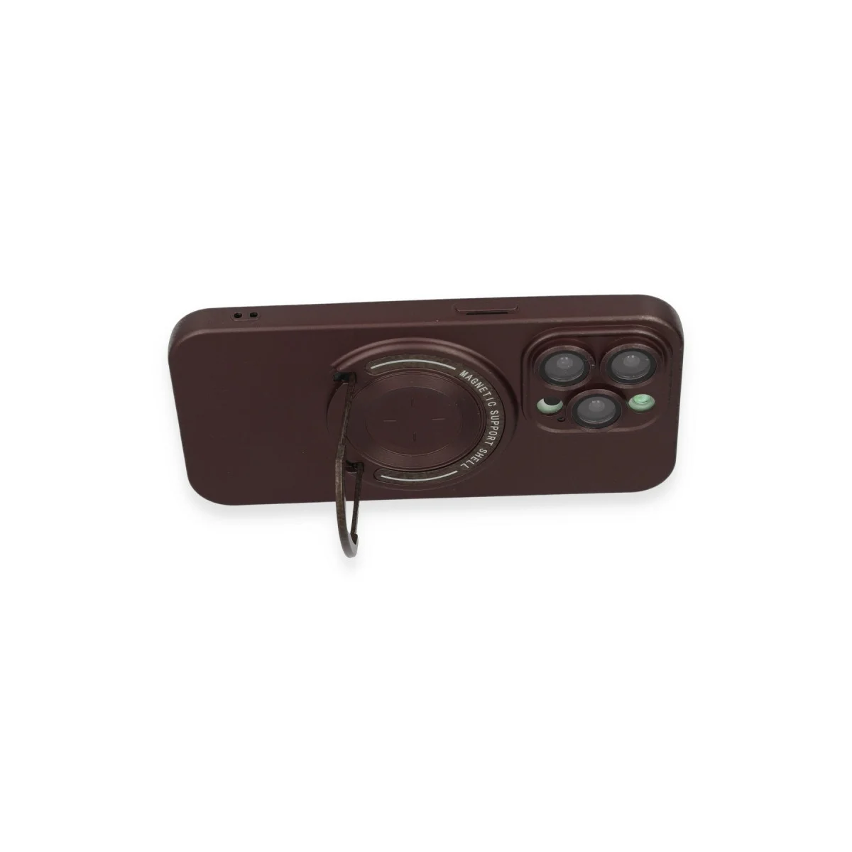 iPhone 13 Pro Kılıf Lukka Magneticsafe Kapak - Kahverengi